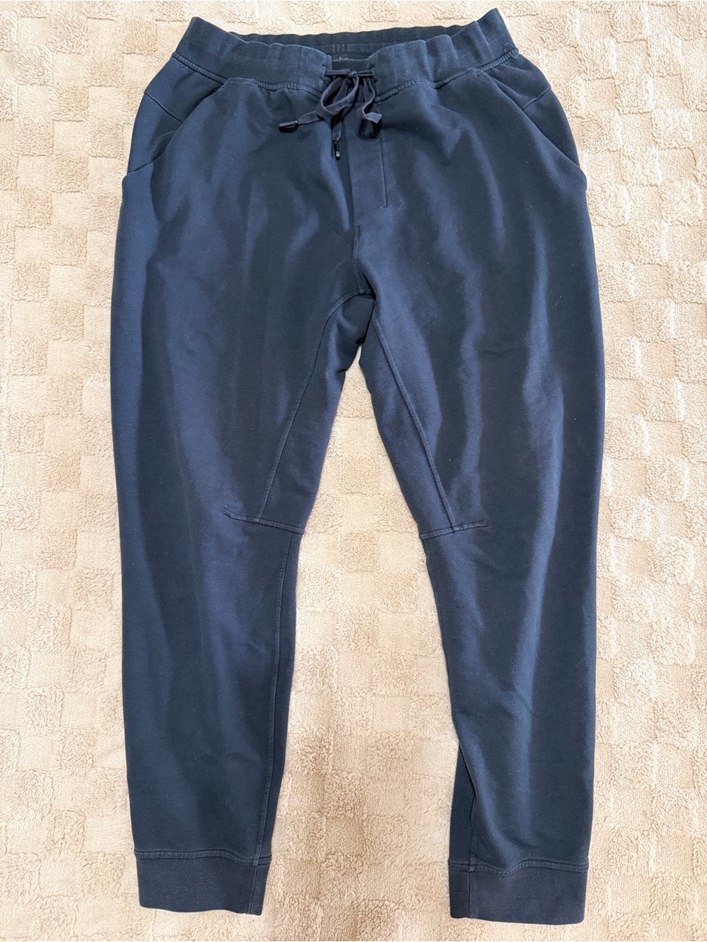 Lululemon Men’s Large Black Jogger Pants Drawstring Athletic